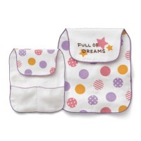 雙面純棉紗隔汗巾(Dots) F